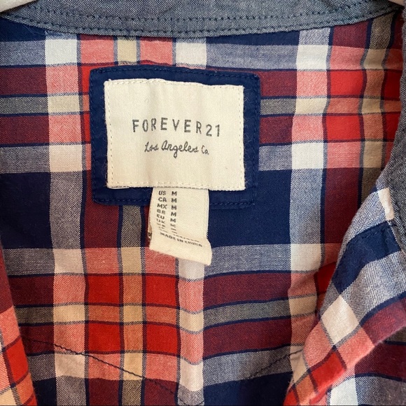 Forever 21 Plaid Shirt - Picture 5 of 12